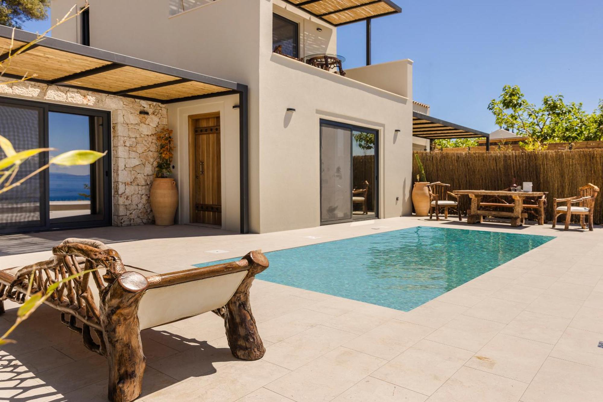 Hilaritas Luxury Suites Sea View, Private Pool & Jacuzzi Paradise Ratzaklion Exterior photo
